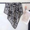 70x70cm Silk Scarf Horse Pattern Neck Ties Fashion Luxury Headscarf  For Female