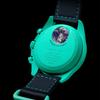 Swatch X Omega Bioceramica Missione Lunare Sulla Terra Aurora Boreale Orologi da Uomo Nero SO33L103