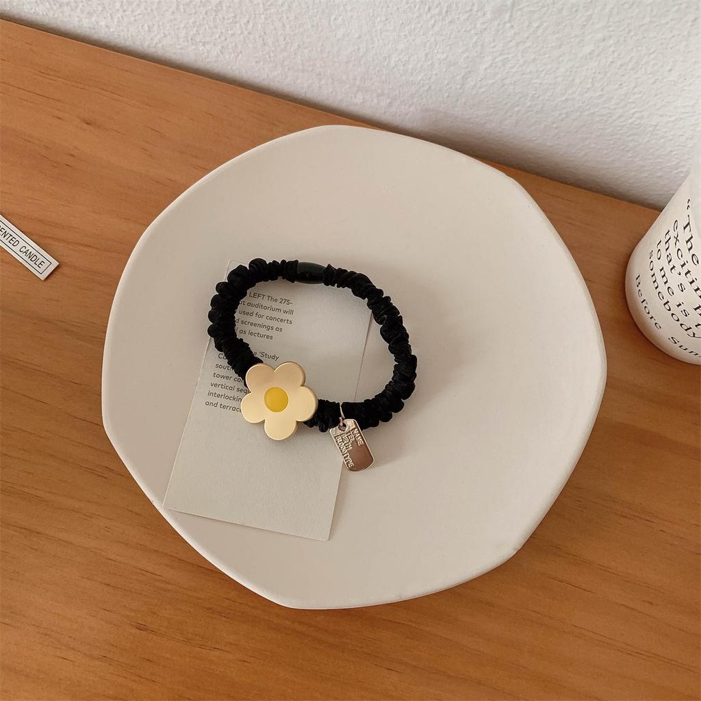 Cute Girl Metal Flower Hair Band, Sweet Hair Tie, Simple and Versatile Hair Tie, Hair Accessory and Headwear