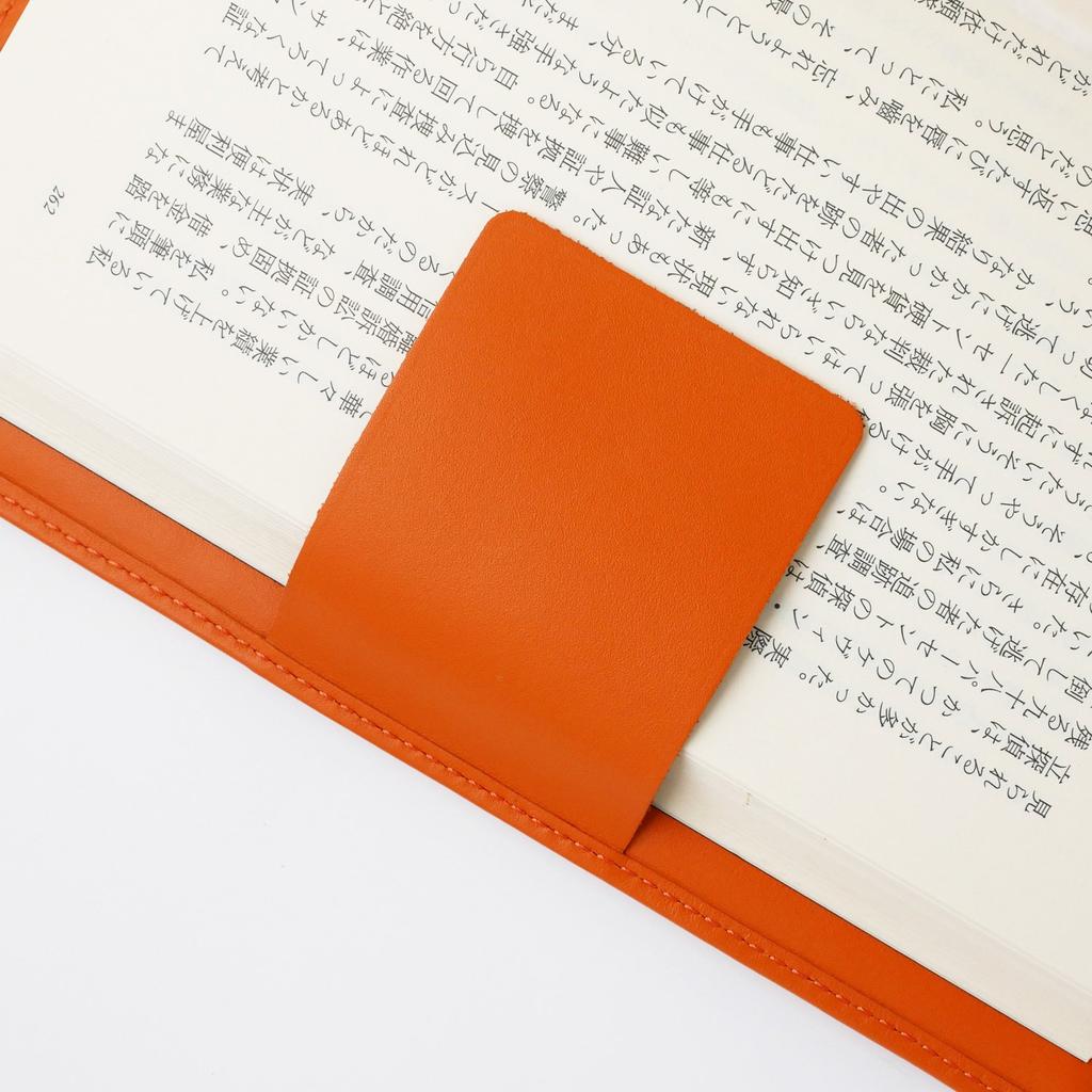 Book Jacket In Medium Green Leather Slip-on Free-style (Noir, NSL-4401)