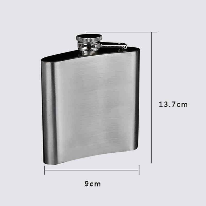 1/2/3/4/5/6/7/8/9/10/12/18oz Stainless Steel Hip Flask with Funnel Pocket Hip Flask Alcohol Whiskey Hip Flask Screw Cap
