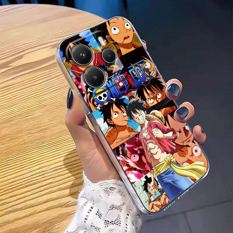 Japanese Anime Ones Zoro Piece Luffy Case For Redmi Note 15 14 13 12 11 10 Pro Plus 5G Cover For Redmi 15C 15 14C 13C Phone Case