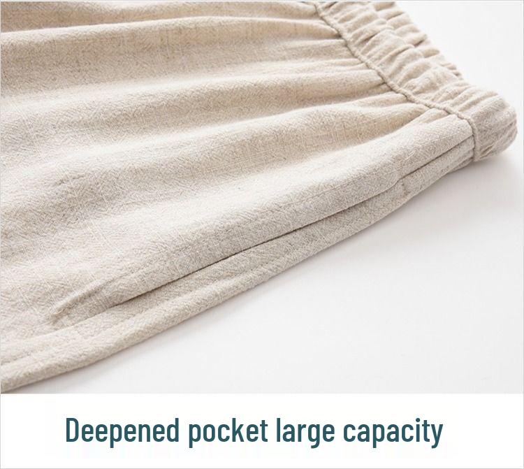 Men's Retro Chinese Style Tang Suit - Cotton and Linen Long-Sleeved Zen Top for Tai Chi.