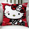 Fashion Hello KKitty cushion cover Birthday Anniversary Gifts Double Sided Printed Zipper Cushion Cover Soft Skin Bedding