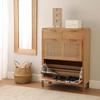 Chiffonnier En Bois - VERSA - Skopje - 2 Tiroirs - 107 X 80 X 30 Cm