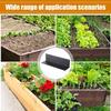 Raised Bed Corner Brackets Wood Frame Bed Brace L Shape Right Angle Bracket with Screw Garden Planter Box Bed Corners Connectors