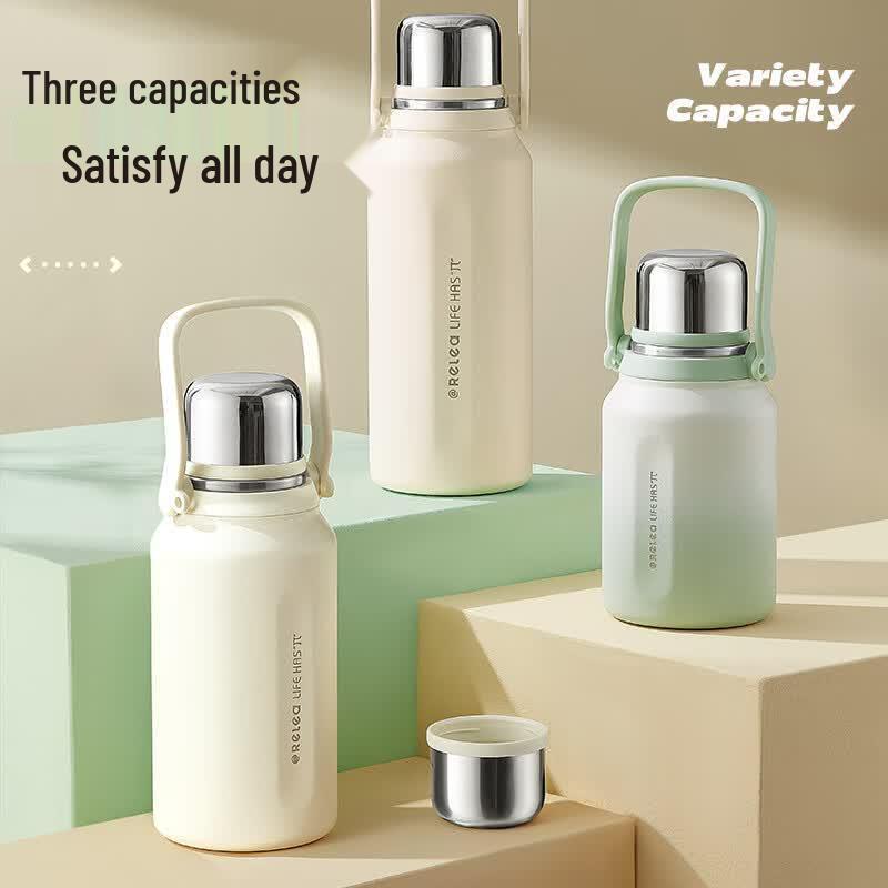 RELEA Large Capacity Stainless Steel Thermos Bottle
