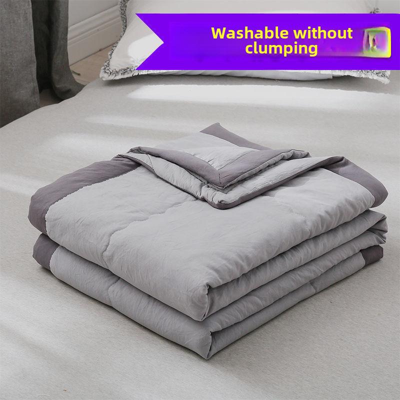 Bed Summer Childrens Quilt With Water Wash Cotton Fabric And Quilted Pattern