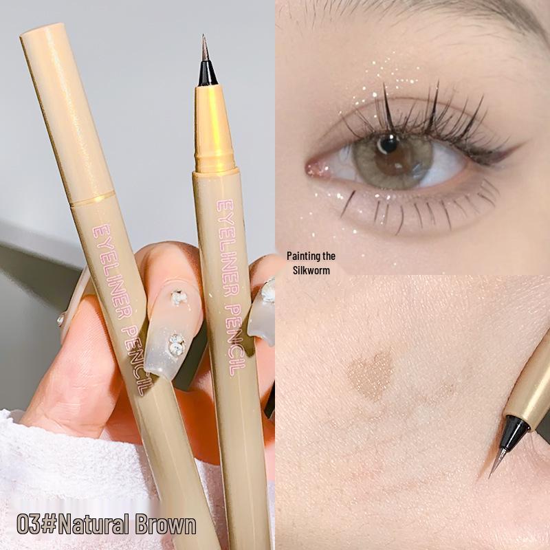 XiXi Spirit Eyes Fine Eyeliner: Natural, Slim Tip, Non-Smudging, Beginner-Friendly for One-Stroke Shaping