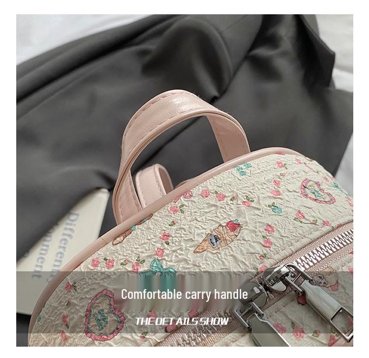 2025 New Cartoon Bear Print Backpack - Cute, Casual, and Stylish for Students