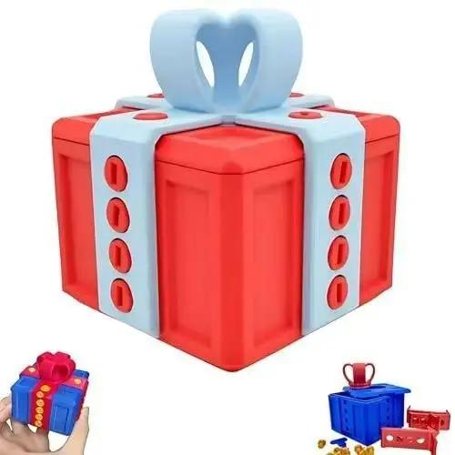 

Really Annoying Gift Box With Storage And Assorted Colors Standard Size Gift Box Puzzle Gift Box Christmas Decorations Elegant 8CM