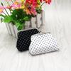 Women Coin Purse, Polka Dot Printing Mini Lightweight Pouch, Pocket Size Kiss Lock Coin Pouch, for Coins Earrings Hair Ties Small Items