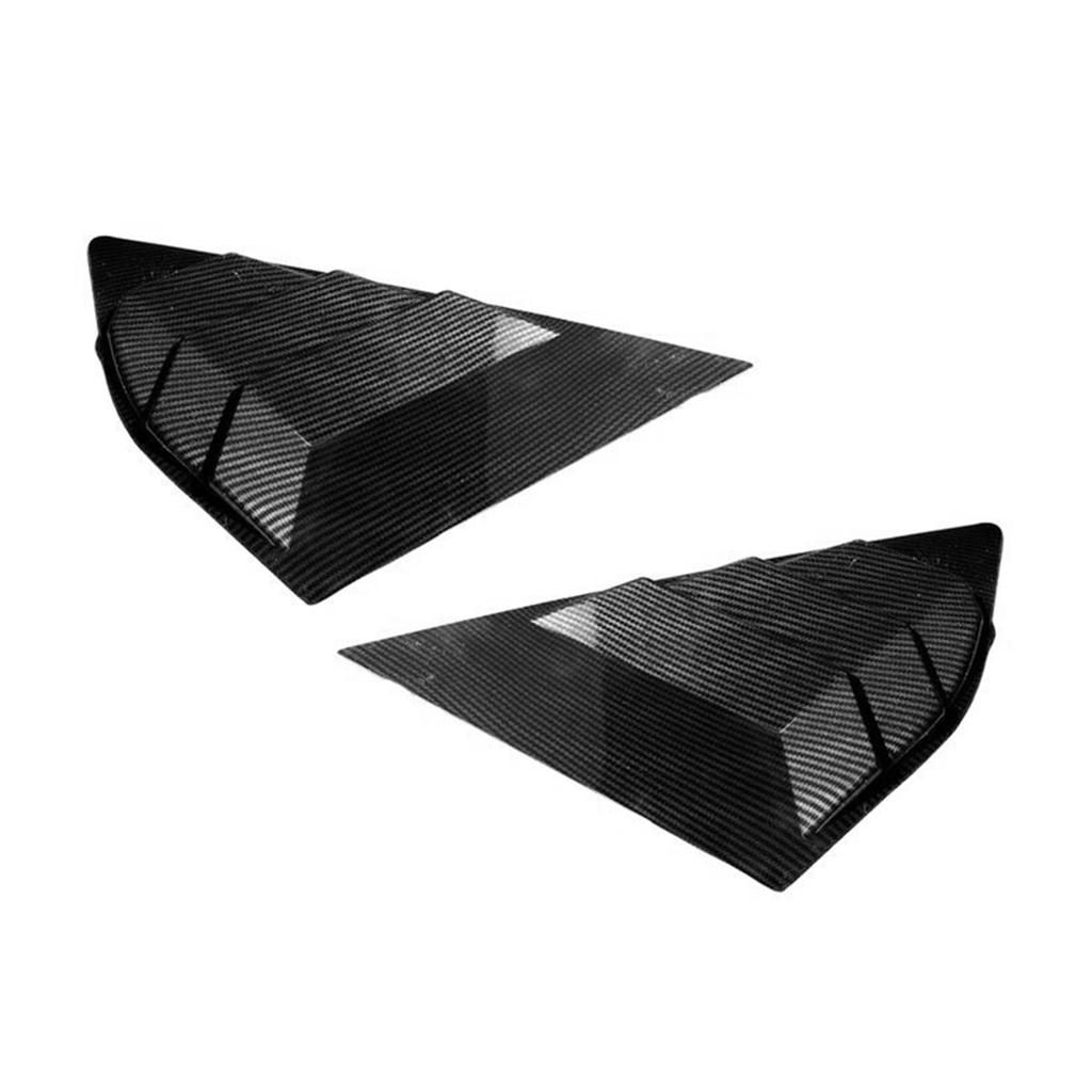 Rr Window Louve  Car Rr Window Blinds Side Tuyere Louve  Vent for    ST   MK3 Hatchback Carbon    