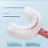 U-shaped Soft Bristle Silicone Toothbrush for Children Aged 2-12