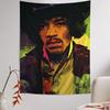 Jimi Hendrix DIY Wall Tapestry Hippie Flower Wall Carpets Dorm Decor Wall Art Decor