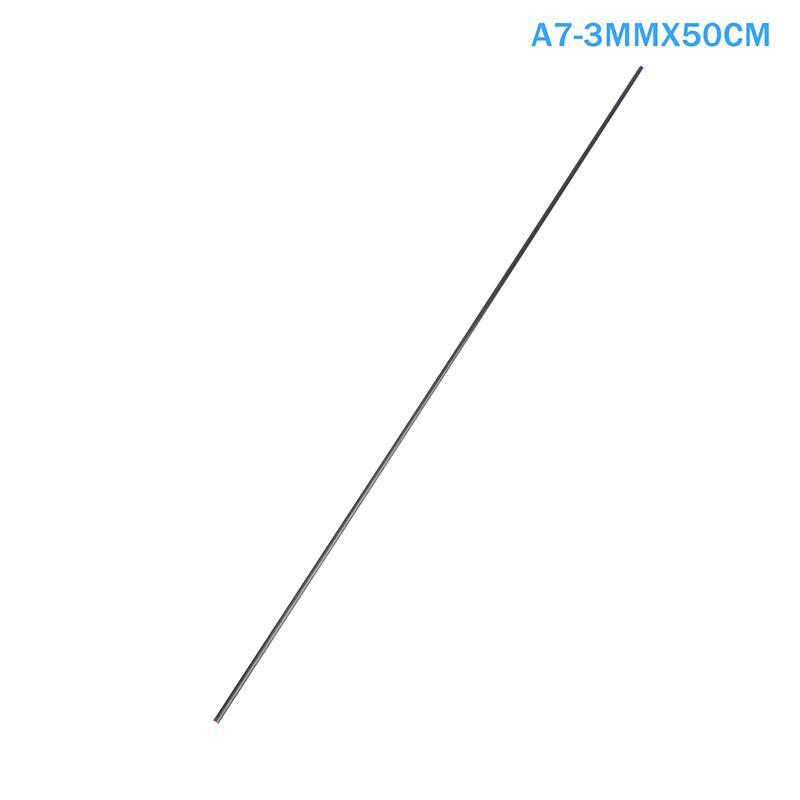 Black Solids Carbon Fiber Black Rod Dia 0.5-8MM 500MM Reinforcement Rod High Strength Light Weight Insulation Kite Pole For DIY