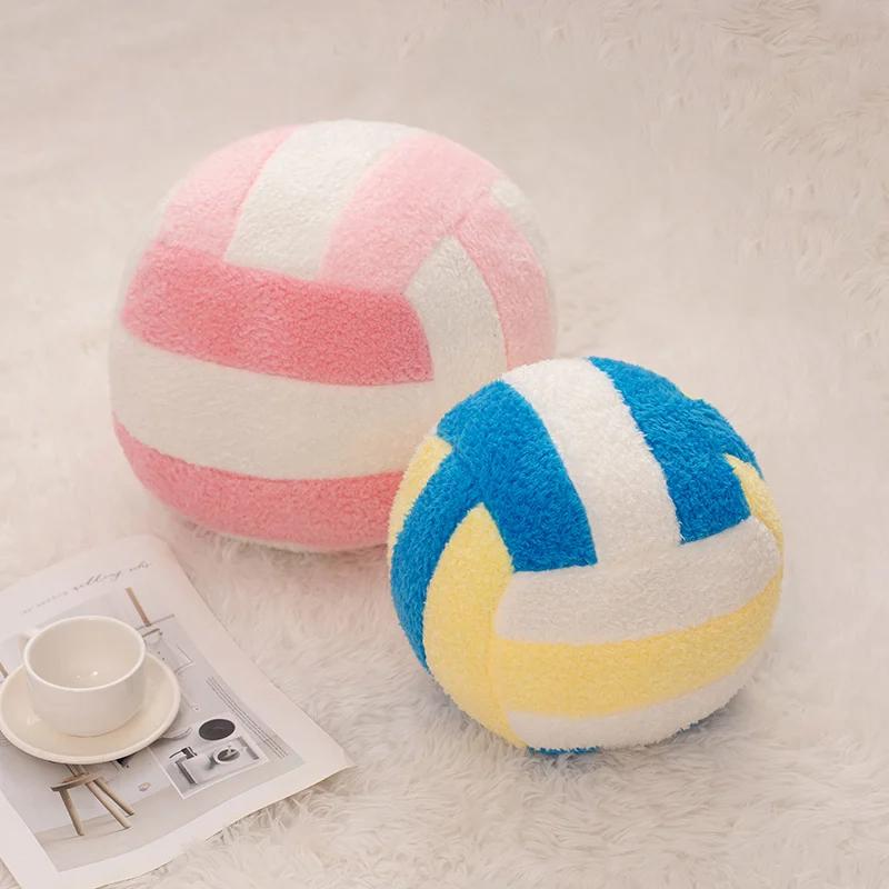 20-24Cm Simulation Volleyball Ball Plush Toy Cute Volleyball Props Pillow Accompany Soft Birthday Gifts Room Decor