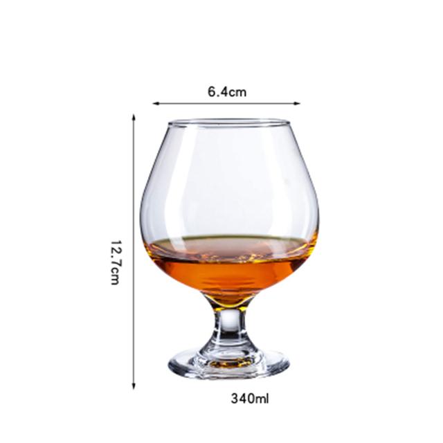 2Pcs European Wine Glass XO Whiskey Red Wine Cocktail Brandy Beer Vodka Margaret Goblet Big Belly Cup Cognac Glass Bar Drinkware