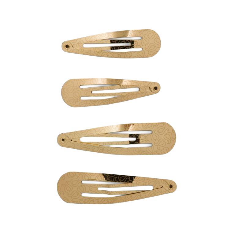 Lululemon 4 Piece Set Steel Hair Clips Women Accessories Gold LW9FH6S F,Gold