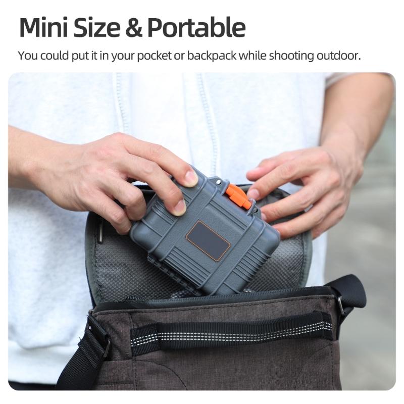 Hard Protective Case Carrying Box Organizers Suitable for Action Camera Accessories Waterproof Shockproof Lightweight