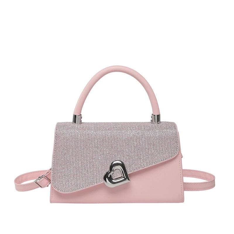 

Сумка-клатч с пайетками женская 2025 весна и лето новая модная высокая ценность маленький свежий темперамент маленькая квадратная сумка розовый