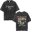 Washed Vintage Ed Sheeran Play Graphic Tshirt Men Women Hip Hop Fashion Pop Music T Shirts Mens Gothic Oversized Streetwear