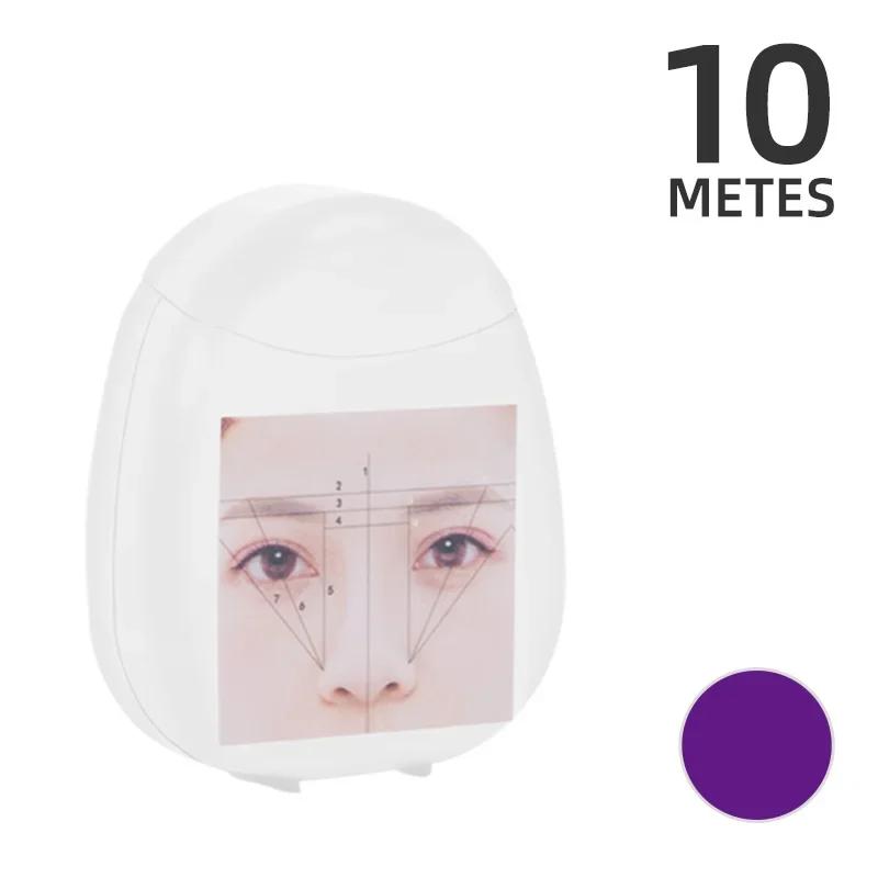 Microblading Mapping String Pre-Inked Eyebrow Marker Thread Tattoo Brows Point 10m Pre Inked Tattoo PMU String for Mapping
