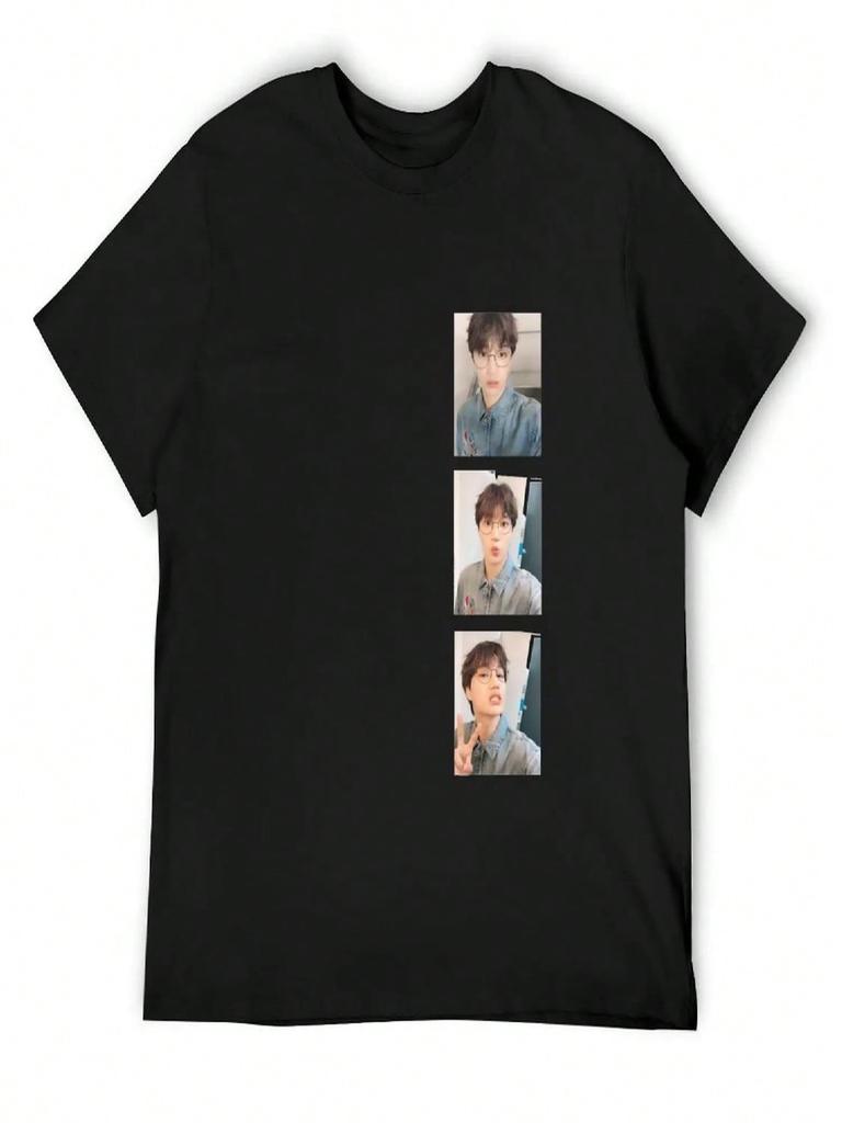 EAT, SLEEP, LOVE JONGIN T-Shirt Anime T Shirts Man T-Shirt Customizeds Unisexs T Shirts Top Quality