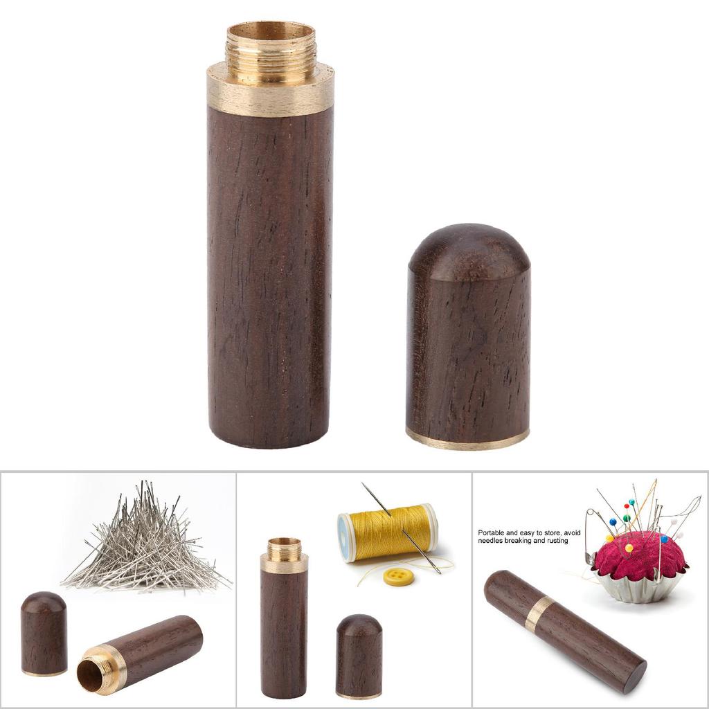 Holz Nähnadeln Sicherheits Halter Aufbewahrungs Organizer Behälter Box