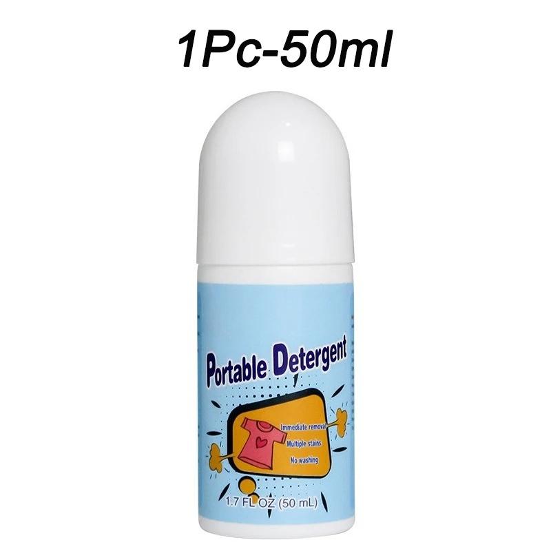 

1/3Pcs 50ML Clothes Stain Removal Rolling Ball Portable Oil Stain Cleaning Detergent Decontamination Pen For White T-Shirt Shoes 1Pc