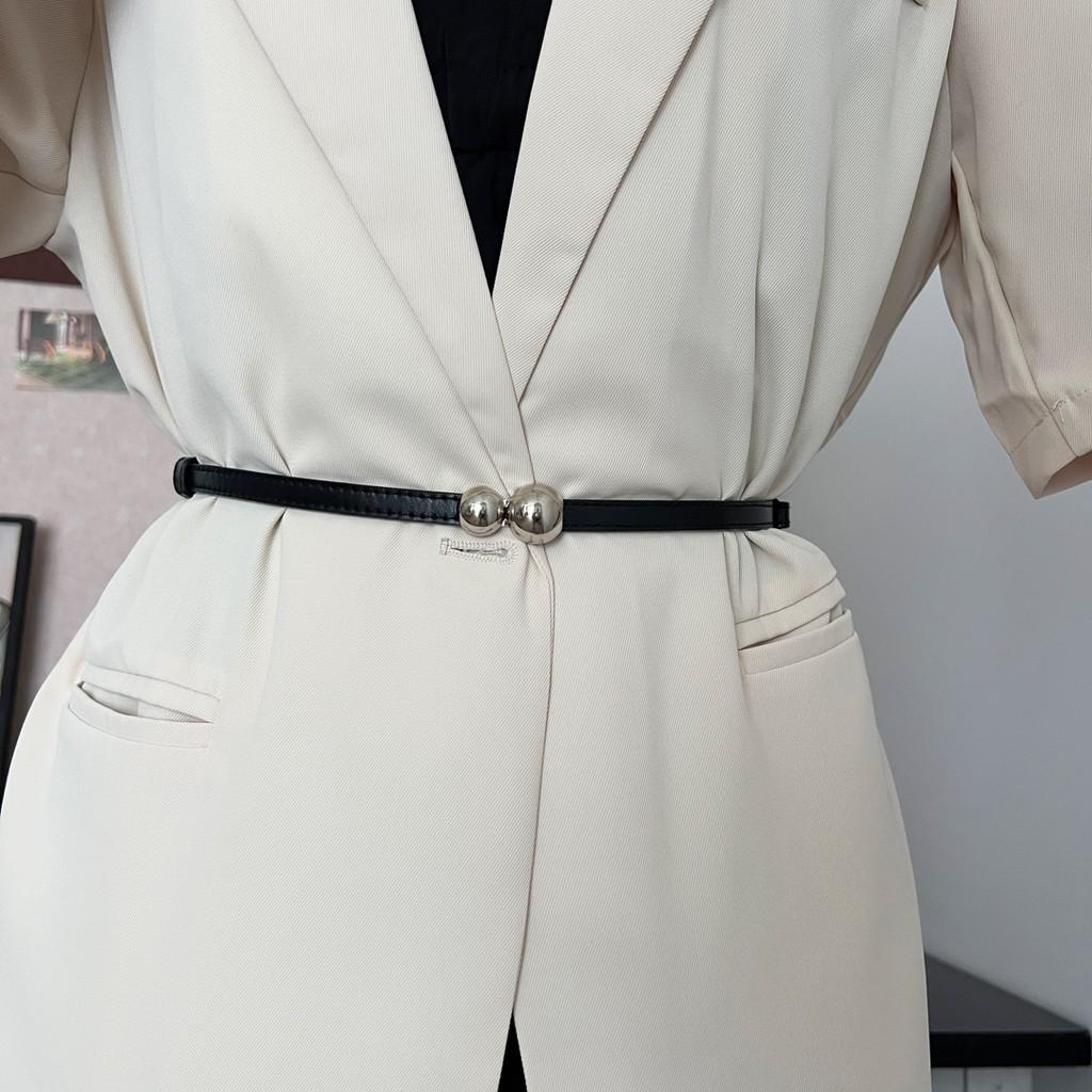 Elegant Women's Slim Waist Belt In Stylish Pu Leather For Dresses And Sweaters In Versatile Colors