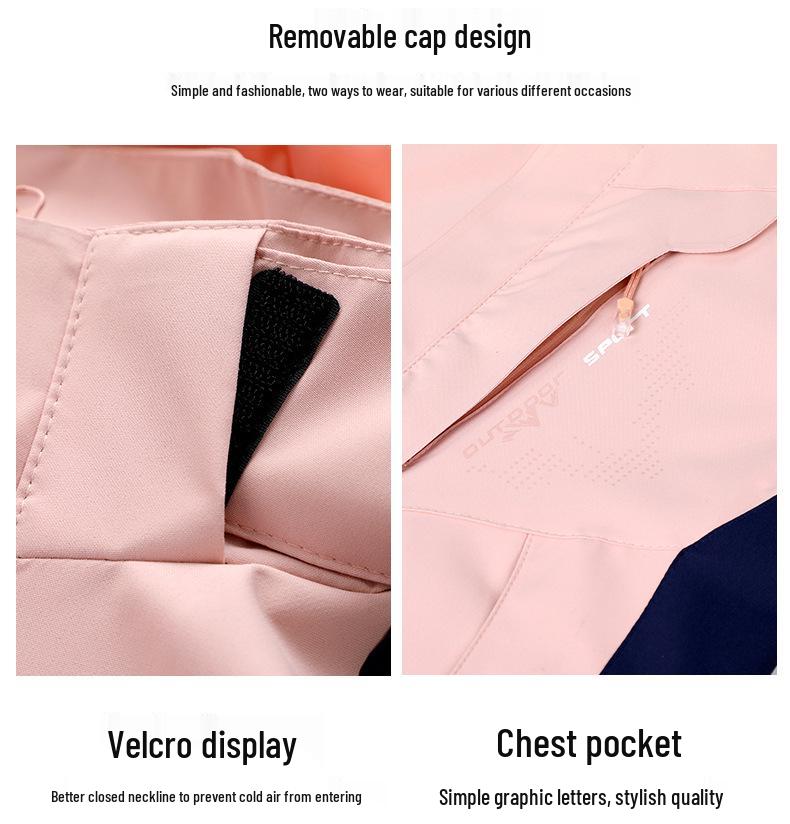 Unisex Waterproof Windproof Rain Jacket for Spring/Autumn - Lightweight Outdoor Travel & Mountaineering Coat