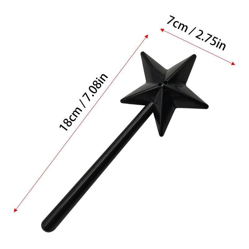 Portable Salt Pepper Shakers Refillable funny Star Wand Salt Holder Cute Kitchen Accessories Dining BBQ Supplies