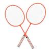 Badminton Racket with 2   Hand Eye Coordination Exercise Educational Toy for Kids Adults