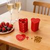 Annoying Gift Box with Screws 3D Printed Heart-shaped Present Box Hilarious Money Card Container Prank Gag Gift for Valentine's Day Birthdays