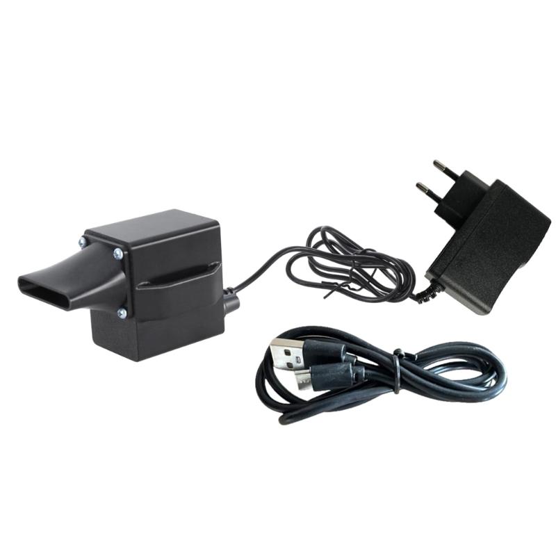 

High Speed 16000RPM Barbecue Fan With Type C 5V3A & DC5.5x2.1mm12V2A Input Use for Outdoor Cooking Charcoal Grill