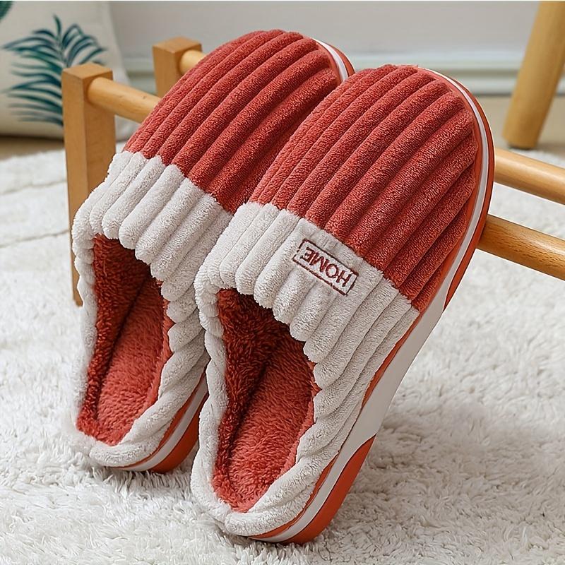 

Plus Size Furry Winter Slippers for Men and Women - Plush Shoes 46-47
