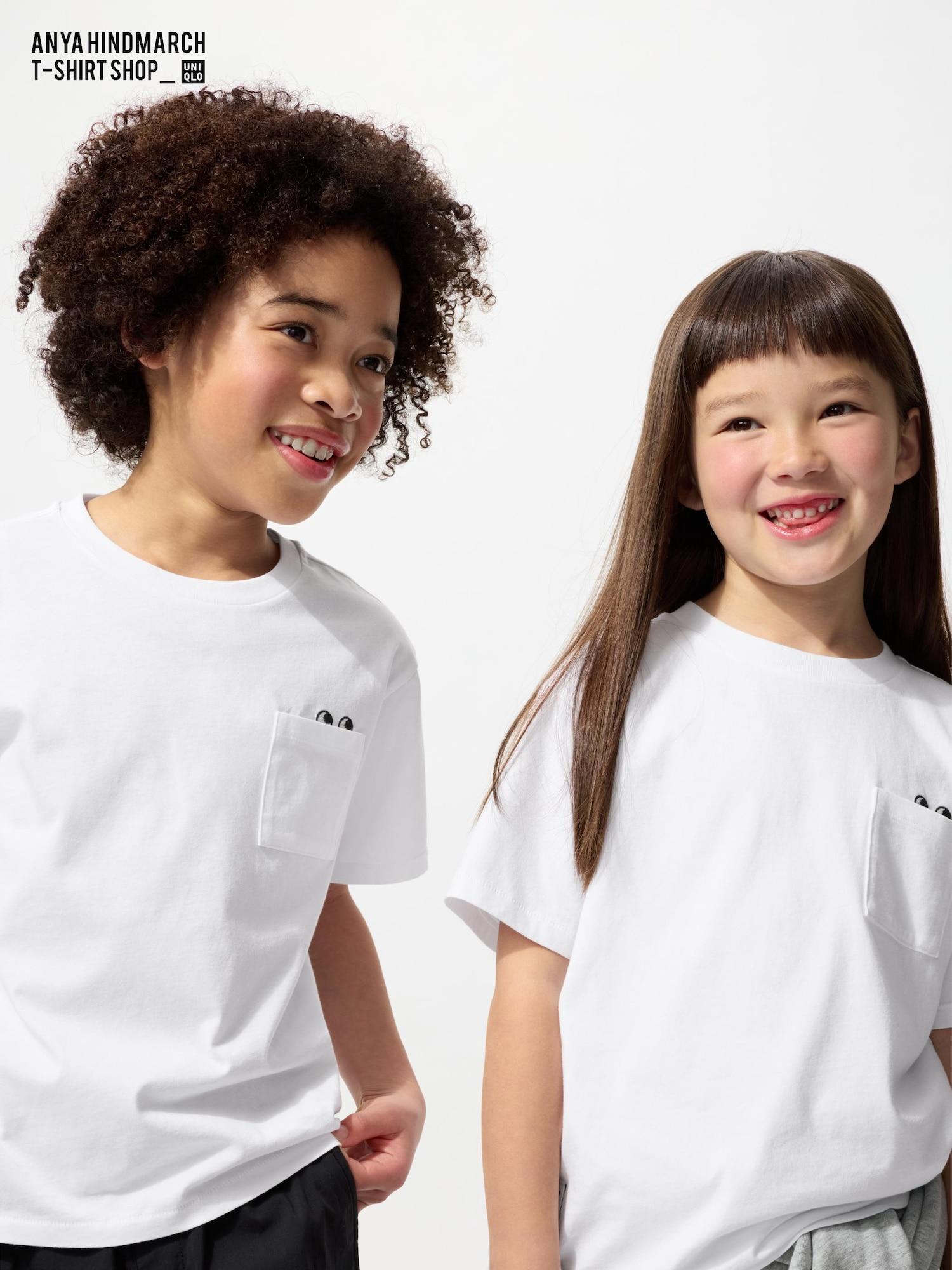 

Uniqlo Карман для детской футболки KT1easy 00 WHITE/KIDS 100