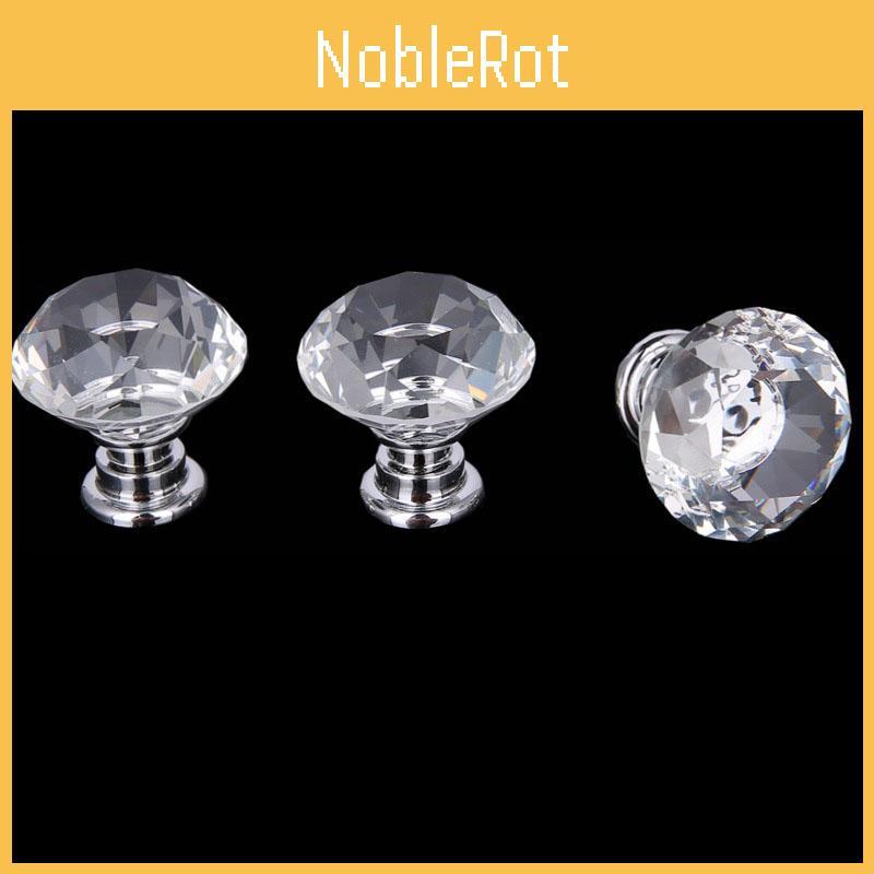 Premium Quality 10pcs Crystal Glass Cabinet Knob With Sparkling Diamond Design