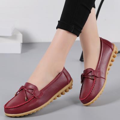 Scarpe da fagiolo per il tempo libero primaverile ed estivo Scarpe da donna di grandi dimensioni Scarpe da madre piatte Scarpe da infermiera comode