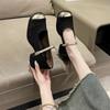 Thick Heel with Skirt High Heels 2025 Autumn New Fashion High Sense Small Fragrant French Retro Mary Jane Single Shoes