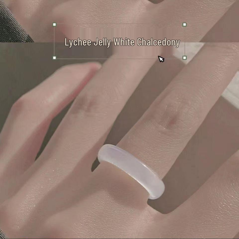 

Little Red Book Style Band Ring: Minimalist Couple & Best Friend Gift Ring 13 Ring 17mm