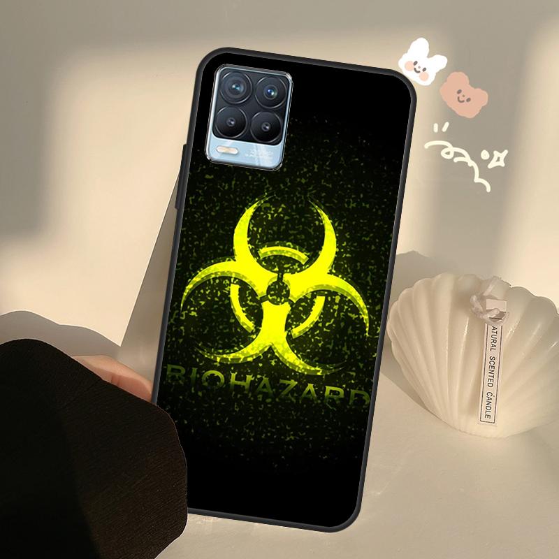 Biohazard Symbol Case For Realme C71 C63 C61 C55 C51 C53 C25 C65 C67 C75 11 12 13 14 15 Pro Plus GT6 GT7 Pro