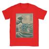 Six Seven 67 Great Wave Off Kanagawa Italian Brainrot T Shirts for Unisex 100 Cotton TShirts Tees Short Sleeve Clothing Original