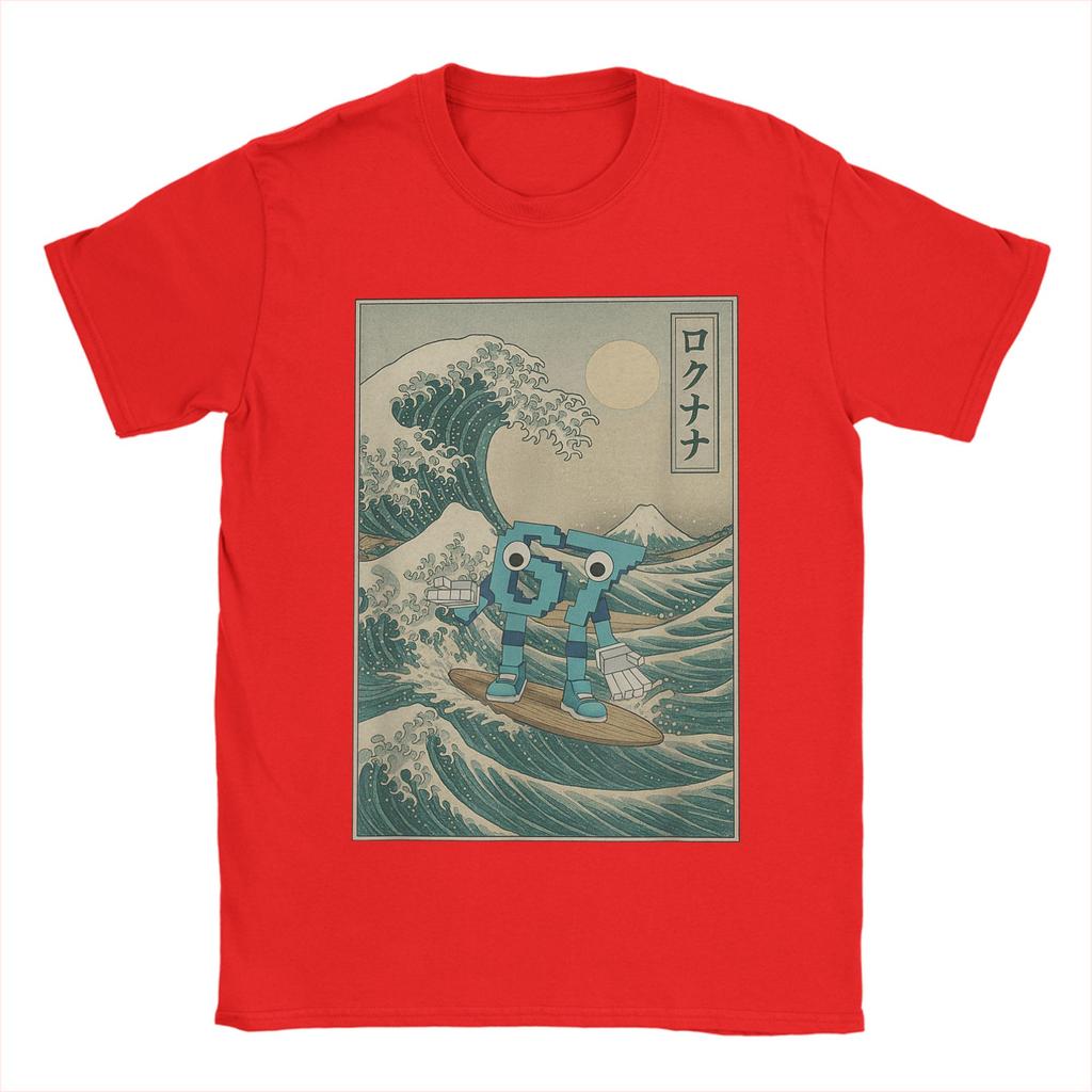Six Seven 67 Great Wave Off Kanagawa Italian Brainrot T Shirts for Unisex 100 Cotton TShirts Tees Short Sleeve Clothing Original