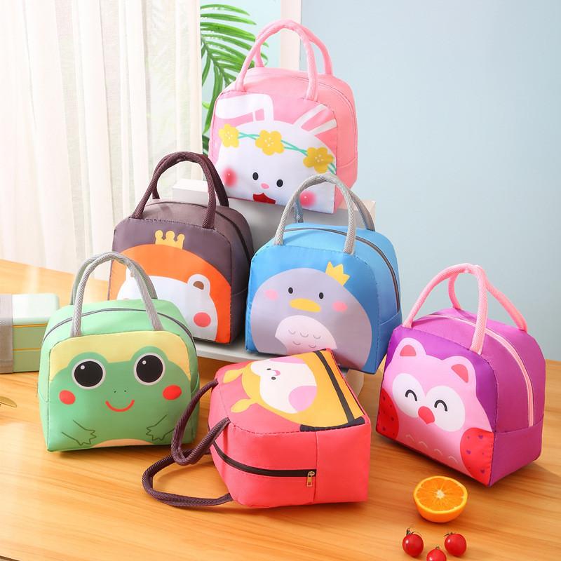 Cute And Fun Oxford Cloth Lunch Box Bag For Food Drinks And Snacks Multi-purpose