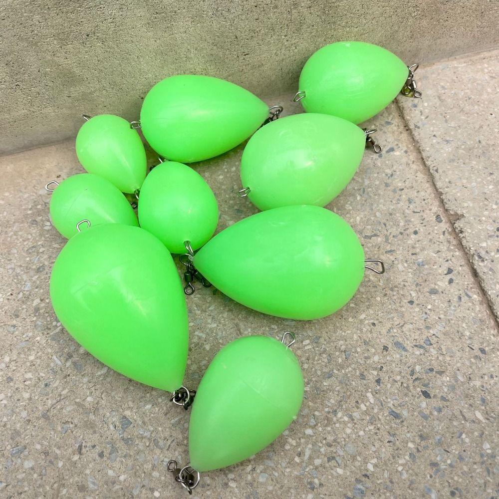 Float Casting Aid Casting Bait Accessory Glow In Fishing Float Noctilucent Float Luminous Egg Float