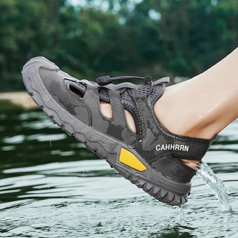 Fashion CYYTL Mens Sandals Casual Shoes Beach Summer Sneakers Outdoor Walking Comfort Luxury Designer Leather Fashion Breathable Sport