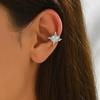 Micro Inlaid Star Light Niche Design Without Ear Holes, Ear Bone Clip Exquisite Temperament, Star Versatile Ear Clip Earrings