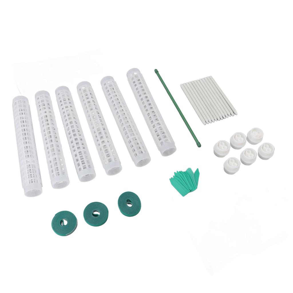 6PCS Plastic Moss Poles for Monstera Small Medium Climbing Plants 10 Inch Stackable Plant Support